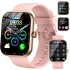 Smartwatch (answer/make calls), 2025 new women's smartwatch, 1.9-inch fitness watch with 112 sports modes/pedometer/calorie/sleep/heart rate monitor, IP68 waterproof fitness tracker, suitable for Android iOS