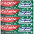 Colgate Max Fresh Toothpaste, Whitening Toothpaste with Mini Breath Strips, Clean Mint Toothpaste for Bad Breath, Helps Fight Cavities, Whitens Teeth, and Freshens Breath, 4 Pack, 6.3 Oz Tubes